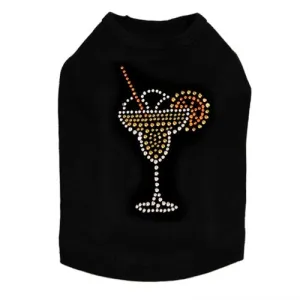 Pineapple Orange Margarita Rhinestone Tank- Many Colors- Glass Only