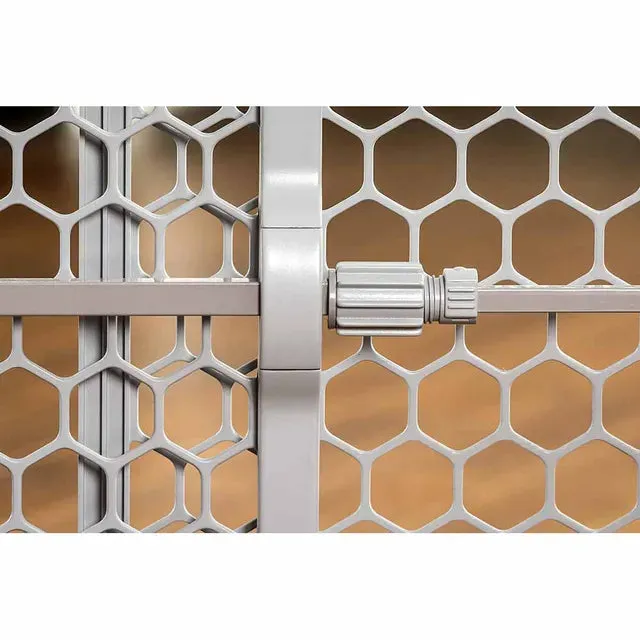 Regalo Plastic Expandable Safety Gate - 106 x 60 cm (Grey)