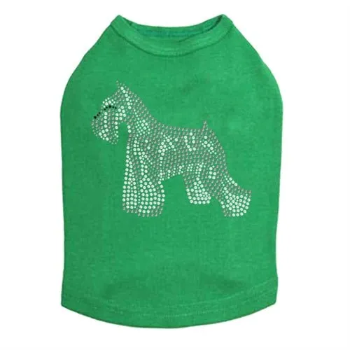 Schnauzer Rhinestone Tank- Many Colors