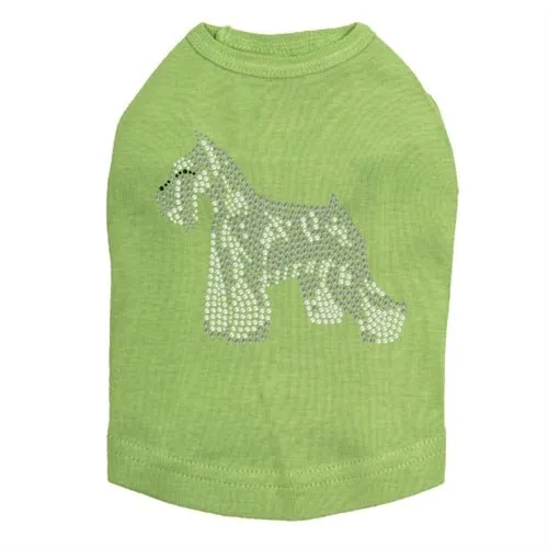 Schnauzer Rhinestone Tank- Many Colors