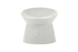 Scruffs - Icon Raised Cat Feeder Bowl Light Grey