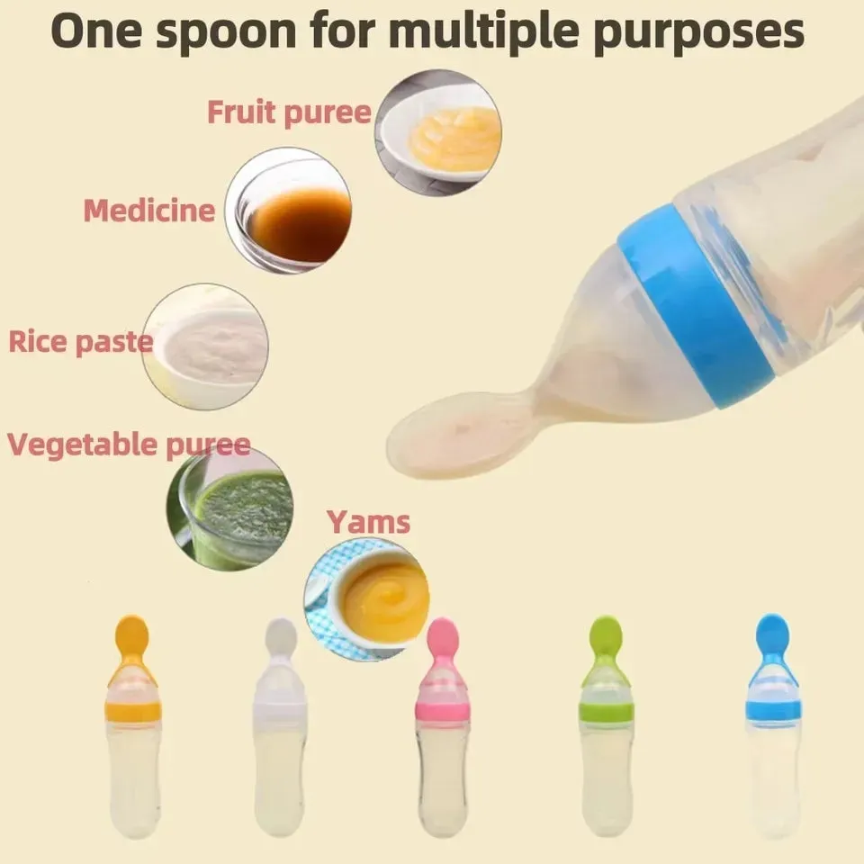 SILICONE BABY SPOON FEEDER