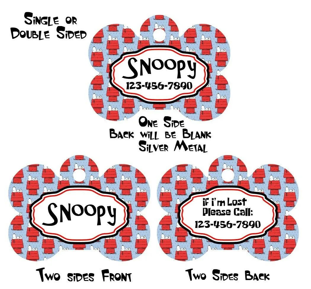 Snoopy dog collar adjustable buckle collar 1" wide or leash Petcollarshandmade