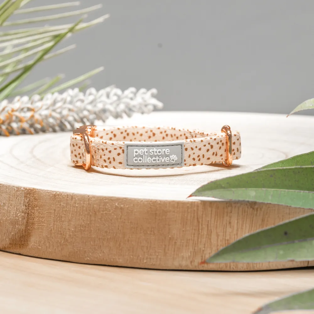 Speckled Safety Meow Cat Collar