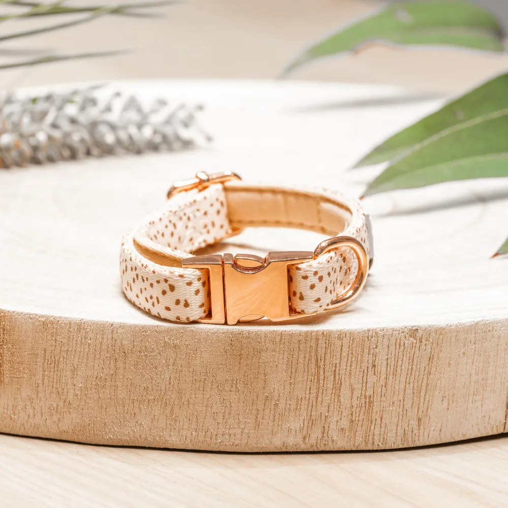 Speckled Safety Meow Cat Collar