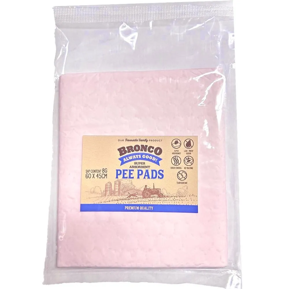 TRIAL SPECIAL 50% OFF (1 per order): Bronco Super Absorbent Dog Pee Pads (1pc)