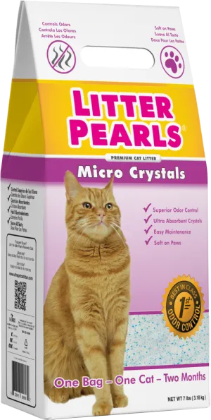 Ultra Pet Litter Pearls Micro Crystal Cat Litter