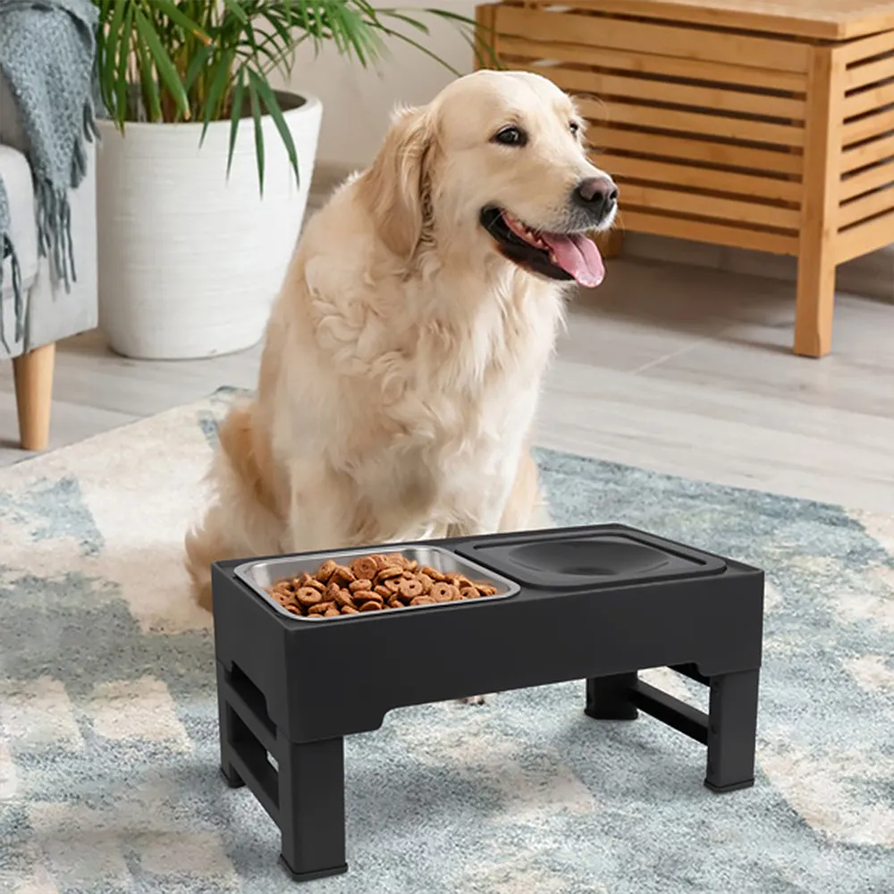 VitalVoyage™ Elevated Dog Bowl Stainless Steel