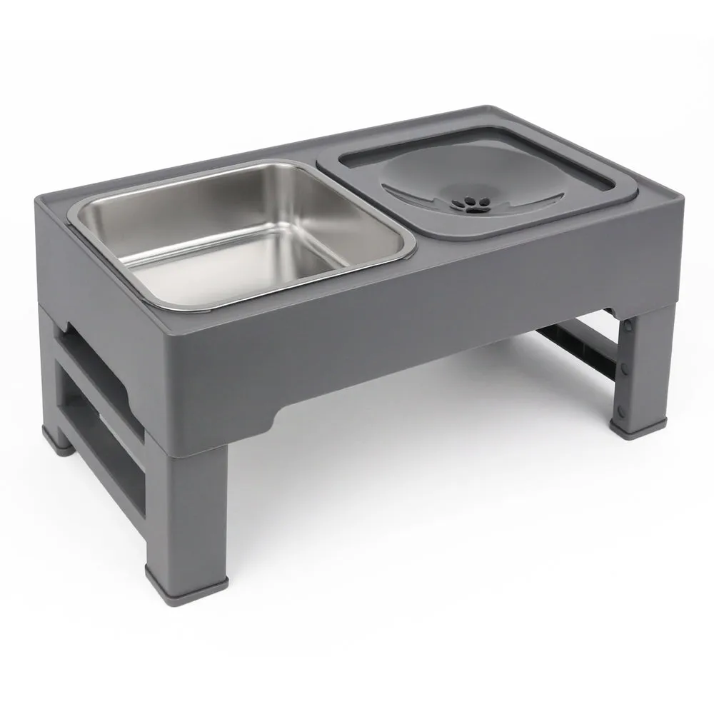VitalVoyage™ Elevated Dog Bowl Stainless Steel