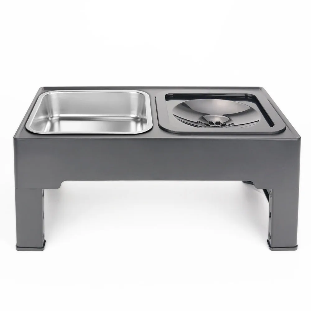 VitalVoyage™ Elevated Dog Bowl Stainless Steel