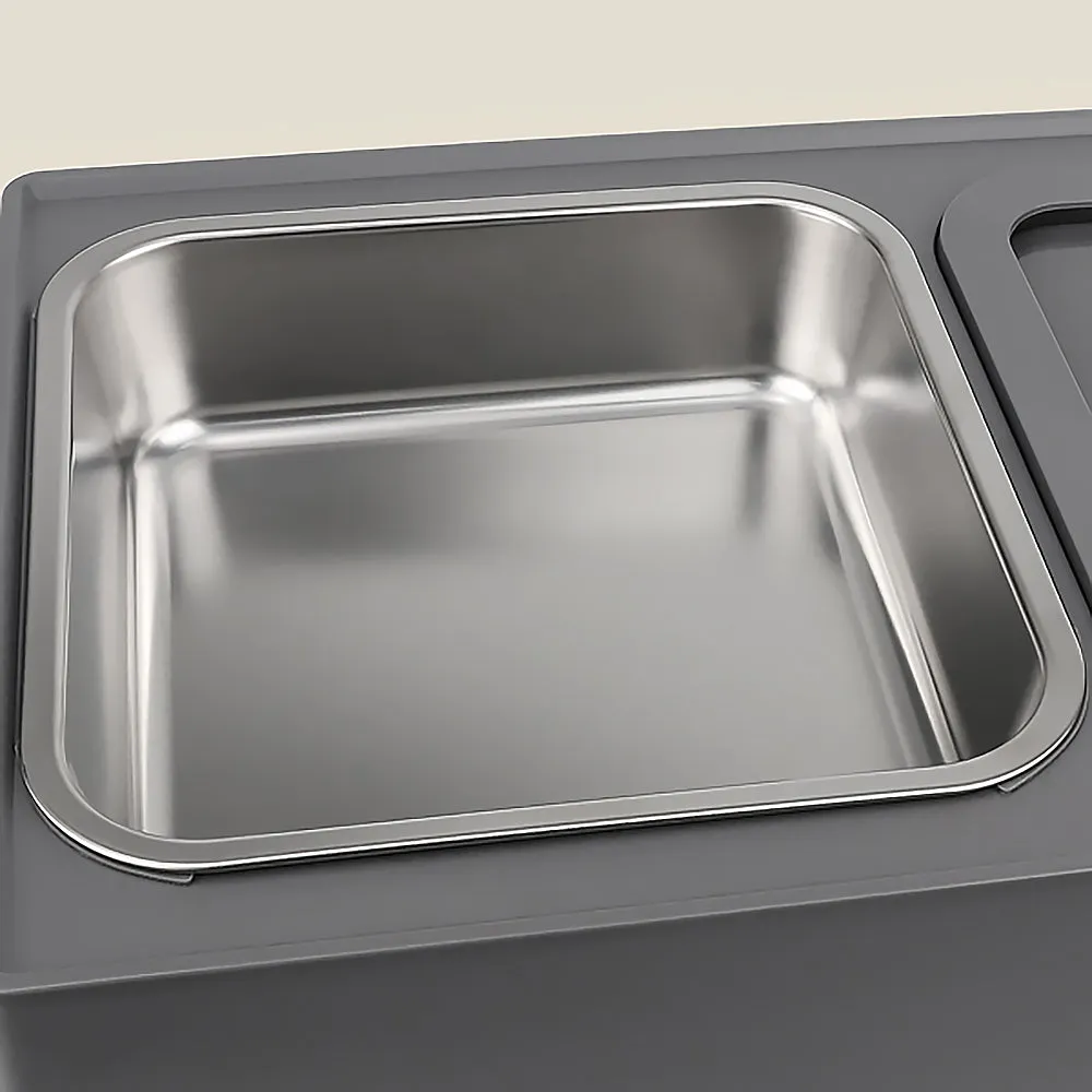 VitalVoyage™ Elevated Dog Bowl Stainless Steel